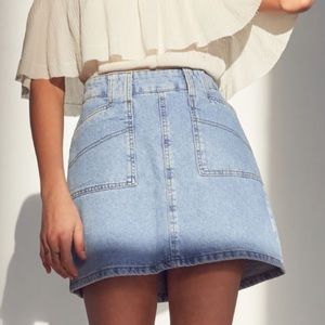 Urban outfitters denim mini skirt